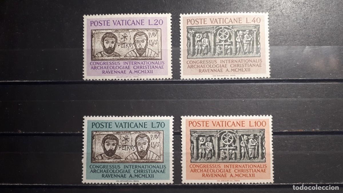 Sellos: VATICANO. A&Ntilde;O 1962. **. YVERT 405/7 - Foto 1