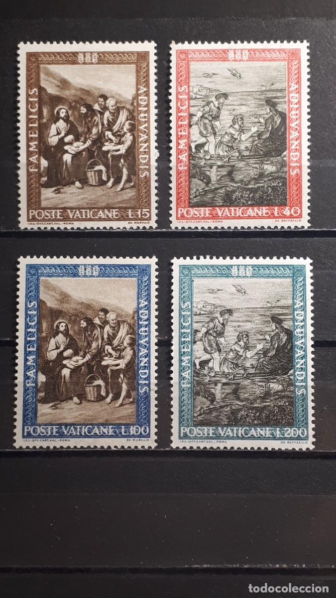 Sellos: VATICANO. A&Ntilde;O 1963. **. YVERT 374/7 - Foto 1