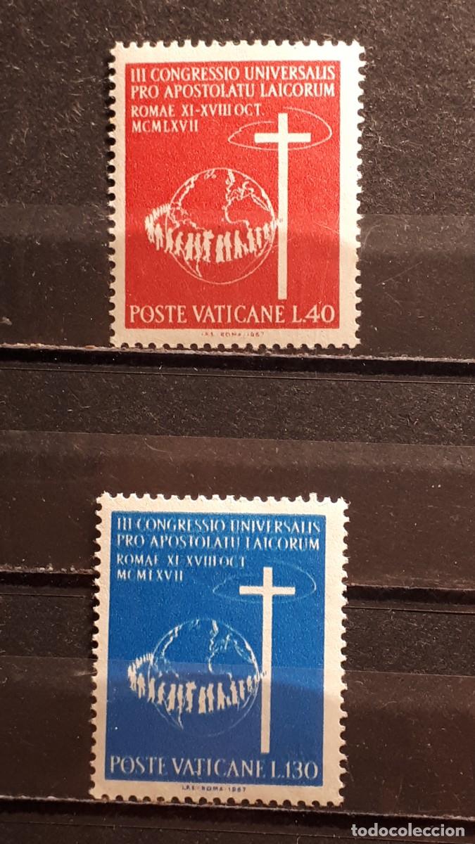 Sellos: VATICANO. A&Ntilde;O 1967. **. YVERT 471/2 - Foto 1