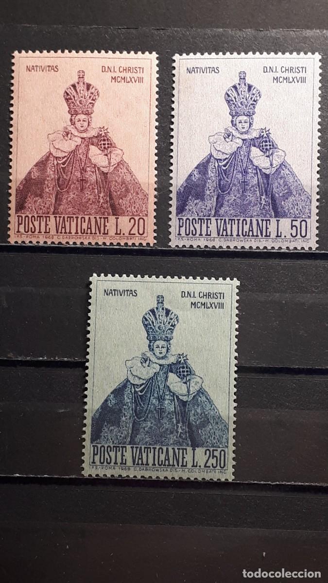 Sellos: VATICANO. A&Ntilde;O 1968. **. YVERT 482/4 - Foto 1
