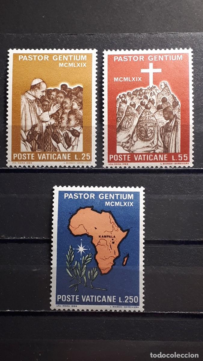 Sellos: VATICANO. A&Ntilde;O 1969. **. YVERT 491/3 - Foto 1