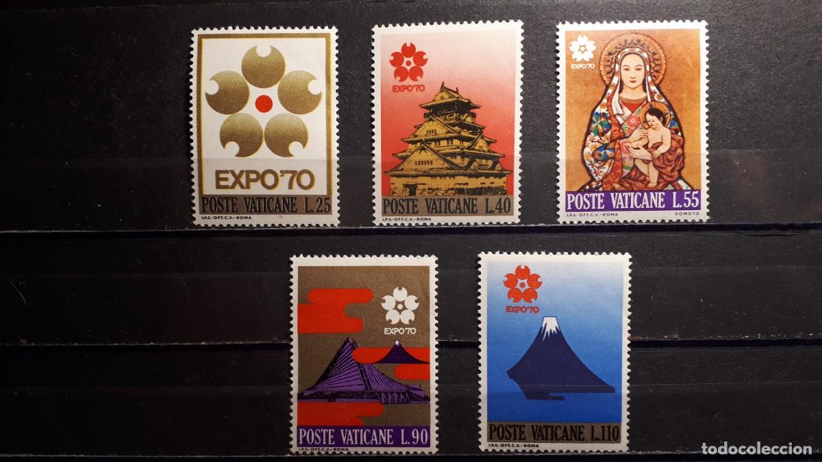 Sellos: VATICANO. A&Ntilde;O 1970. **. YVERT 497/501 - Foto 1