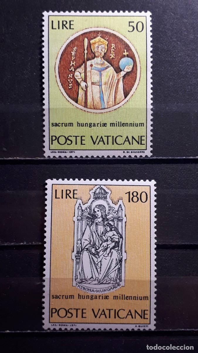 Sellos: VATICANO. A&Ntilde;O 1971. **. YVERT 531/2 - Foto 1
