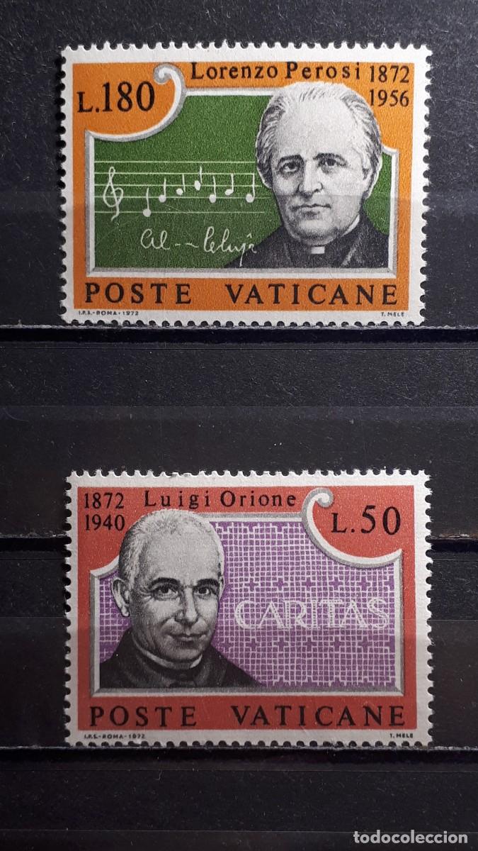 Sellos: VATICANO. A&Ntilde;O 1972. **. YVERT 547/8 - Foto 1