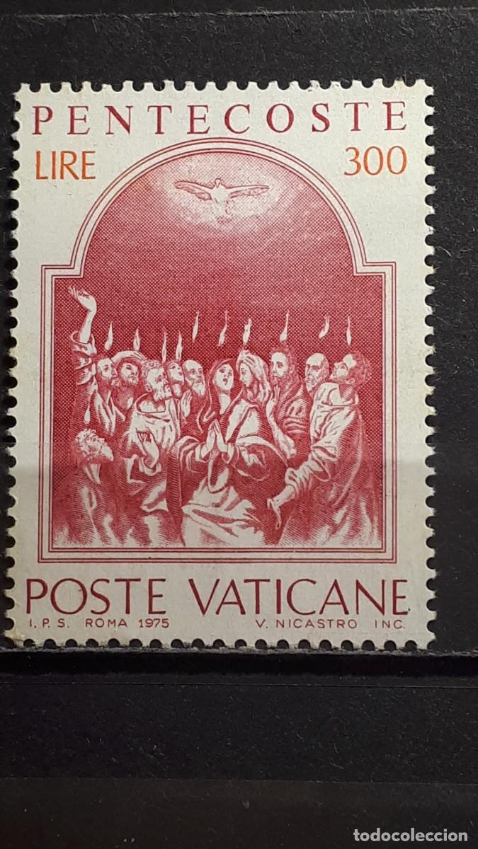 Sellos: VATICANO. A&Ntilde;O 1975. **. YVERT 593 - Foto 1