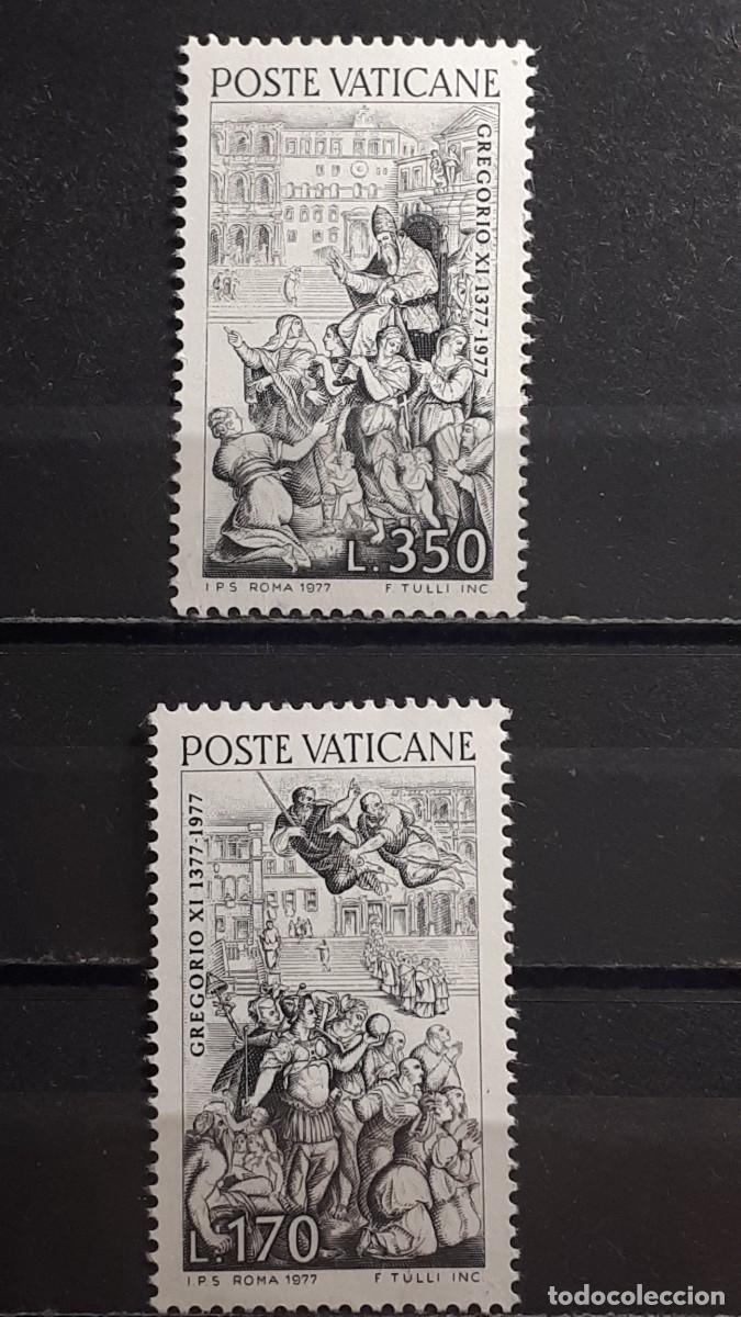 Sellos: VATICANO. A&Ntilde;O 1977. **. YVERT 634/5 - Foto 1