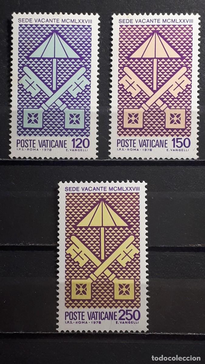 Sellos: VATICANO. A&Ntilde;O 1978. **. YVERT 656/8 - Foto 1
