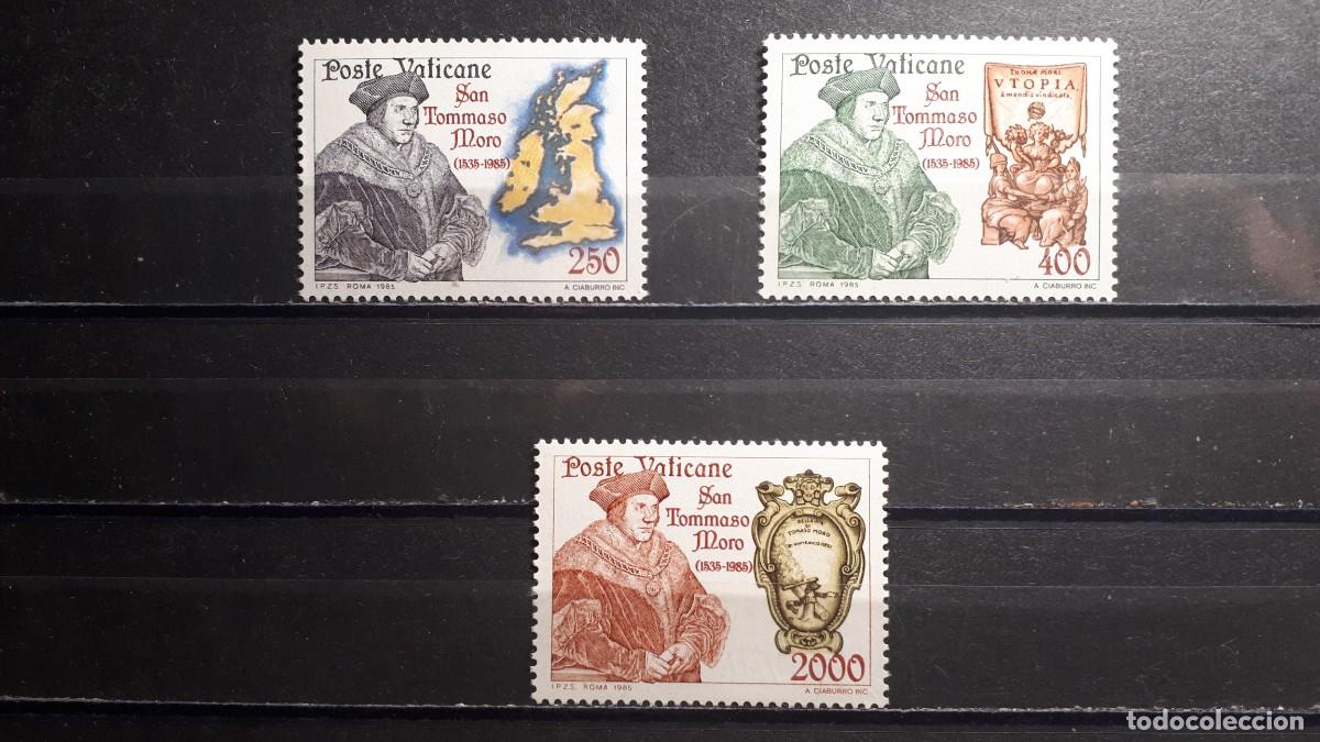 Sellos: VATICANO. A&Ntilde;O 1985. **. YVERT 773/5 - Foto 1