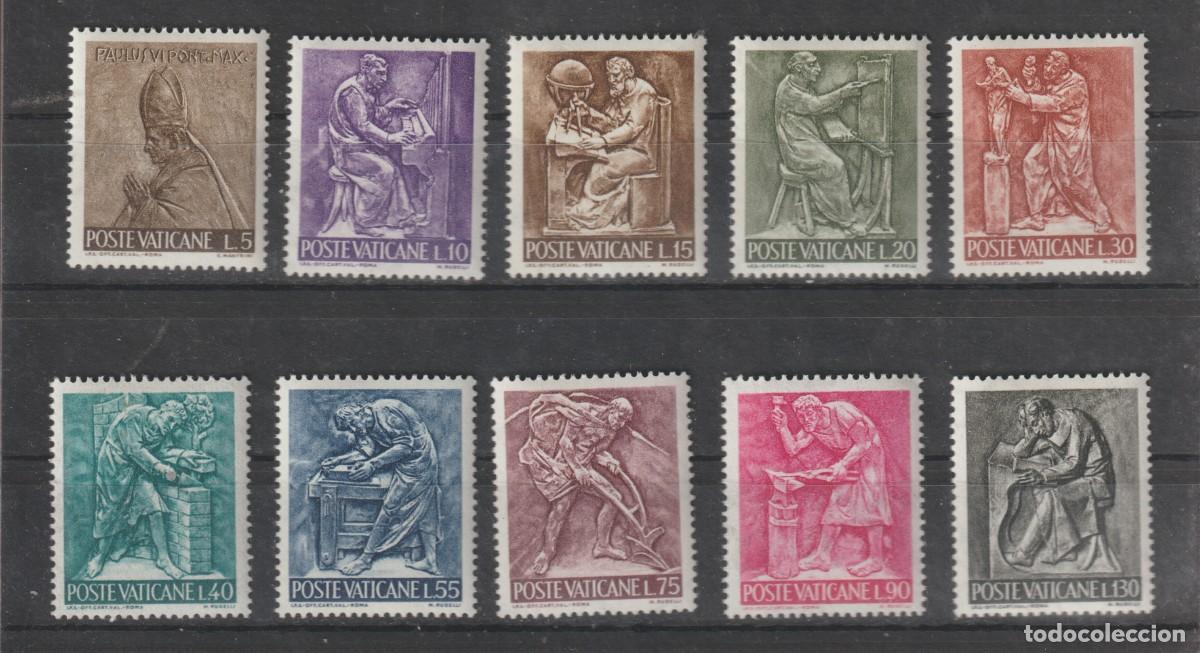 Sellos: Vaticano 1966 - Yvert 441/450 mnh** - Foto 1