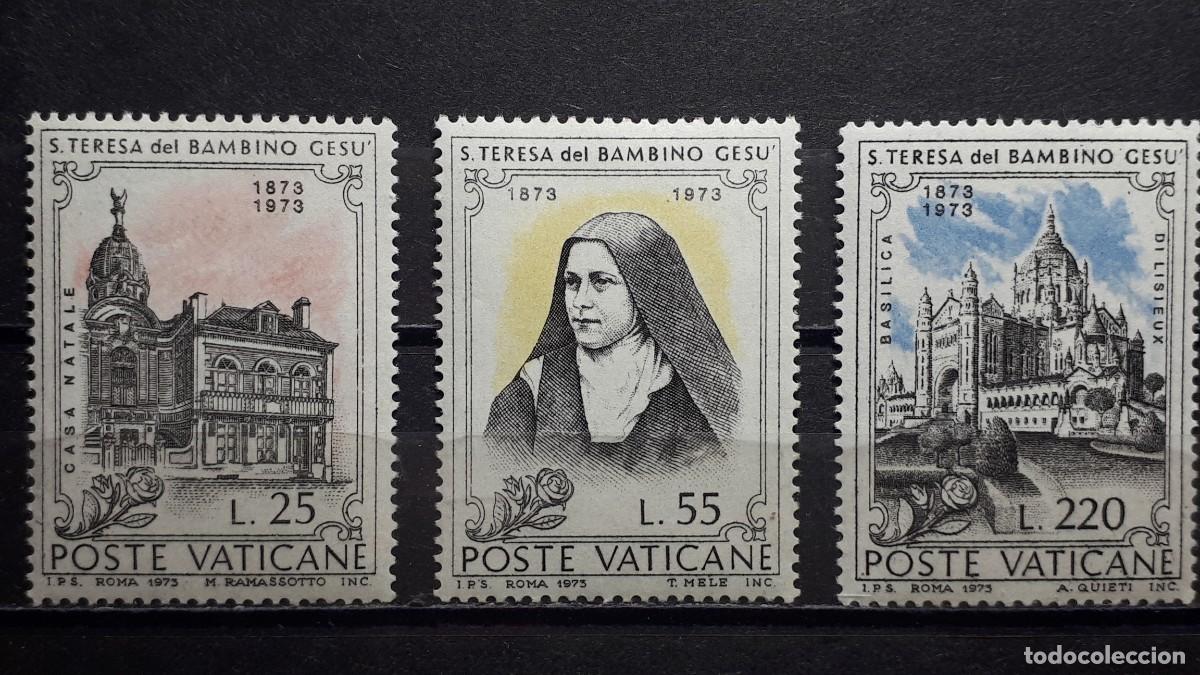 Sellos: VATICANO. A&Ntilde;O 1973. * *. YVERT 555/7 - Foto 1