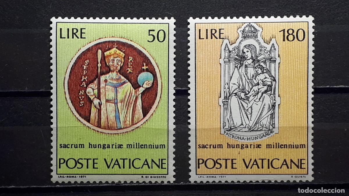 Sellos: VATICANO. A&Ntilde;O 1971. * *. YVERT 531/2 - Foto 1