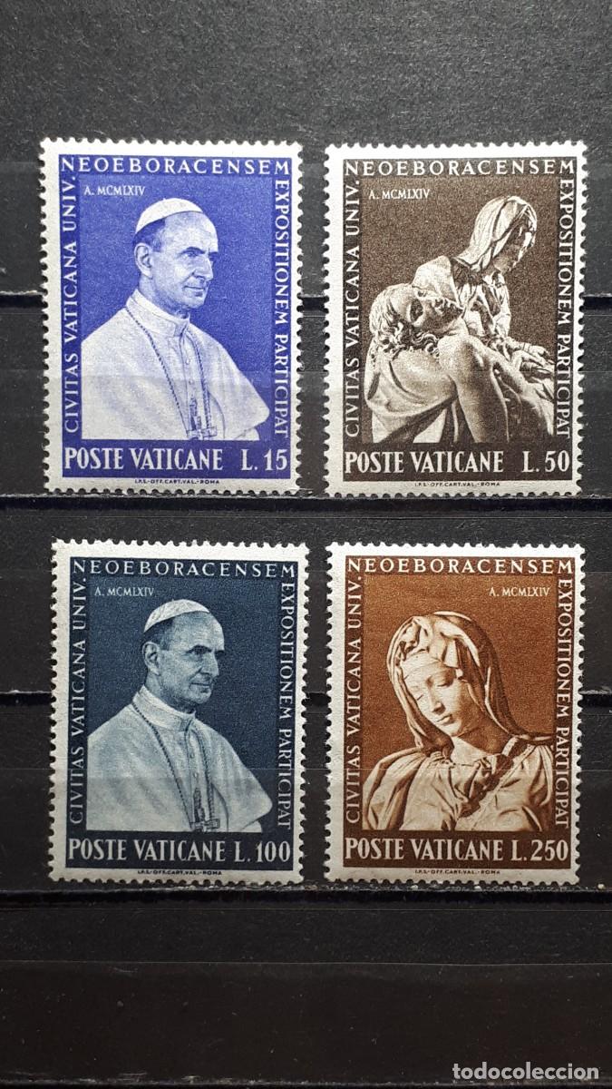 Sellos: VATICANO . A&Ntilde;O 1966. **. YVERT 401/4 - Foto 1