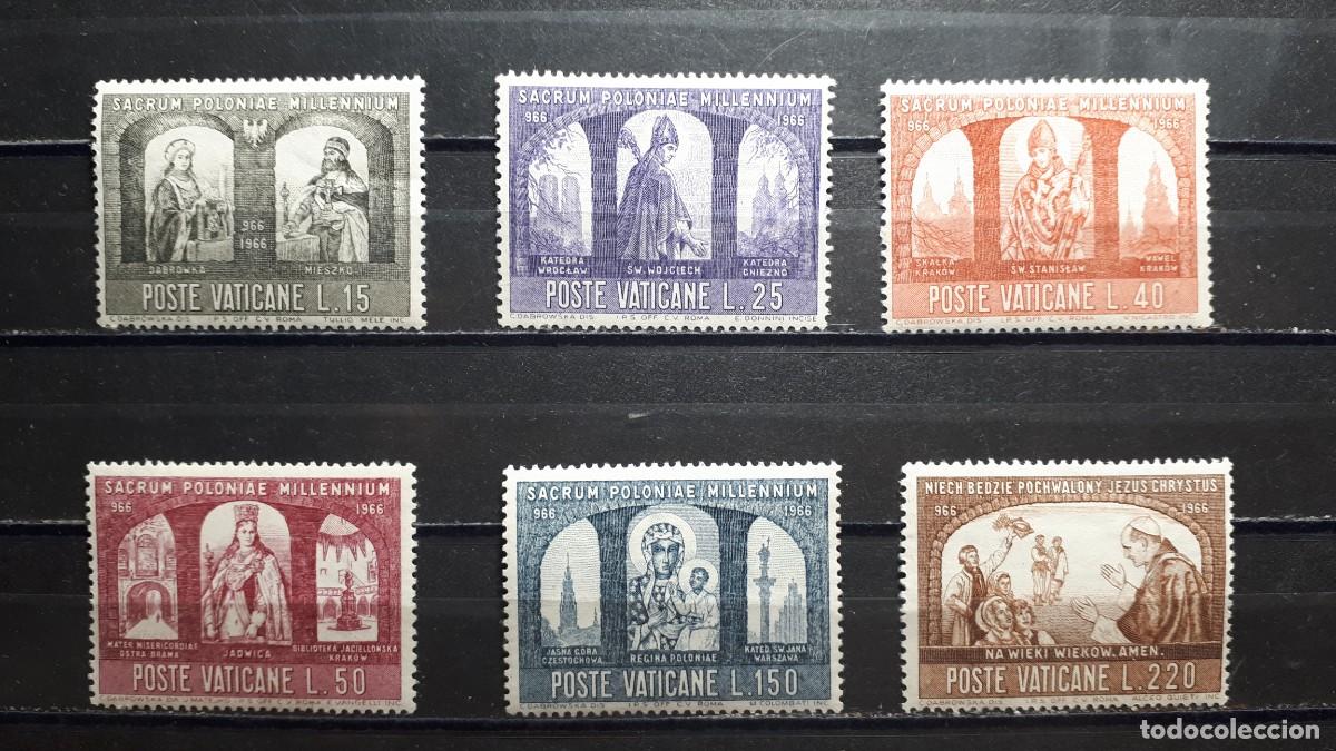 Sellos: VATICANO . A&Ntilde;O 1966. **. YVERT 451/6 - Foto 1
