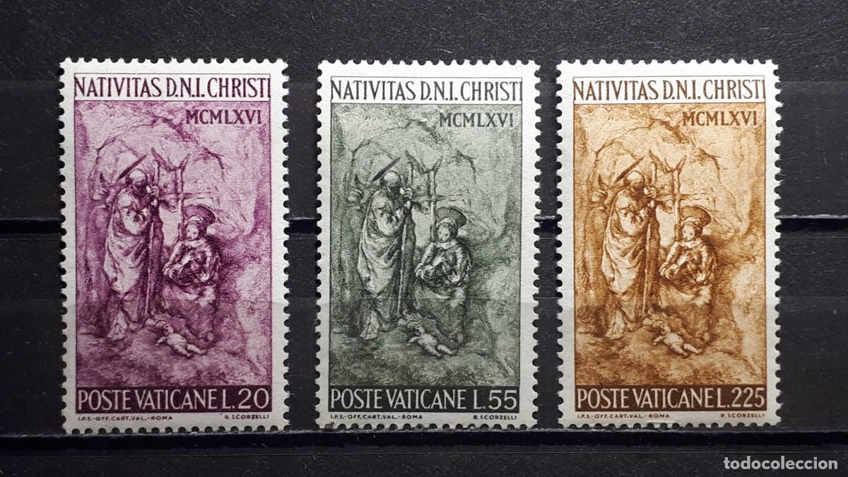 Sellos: VATICANO . A&Ntilde;O 1966. **. YVERT 463/5 - Foto 1