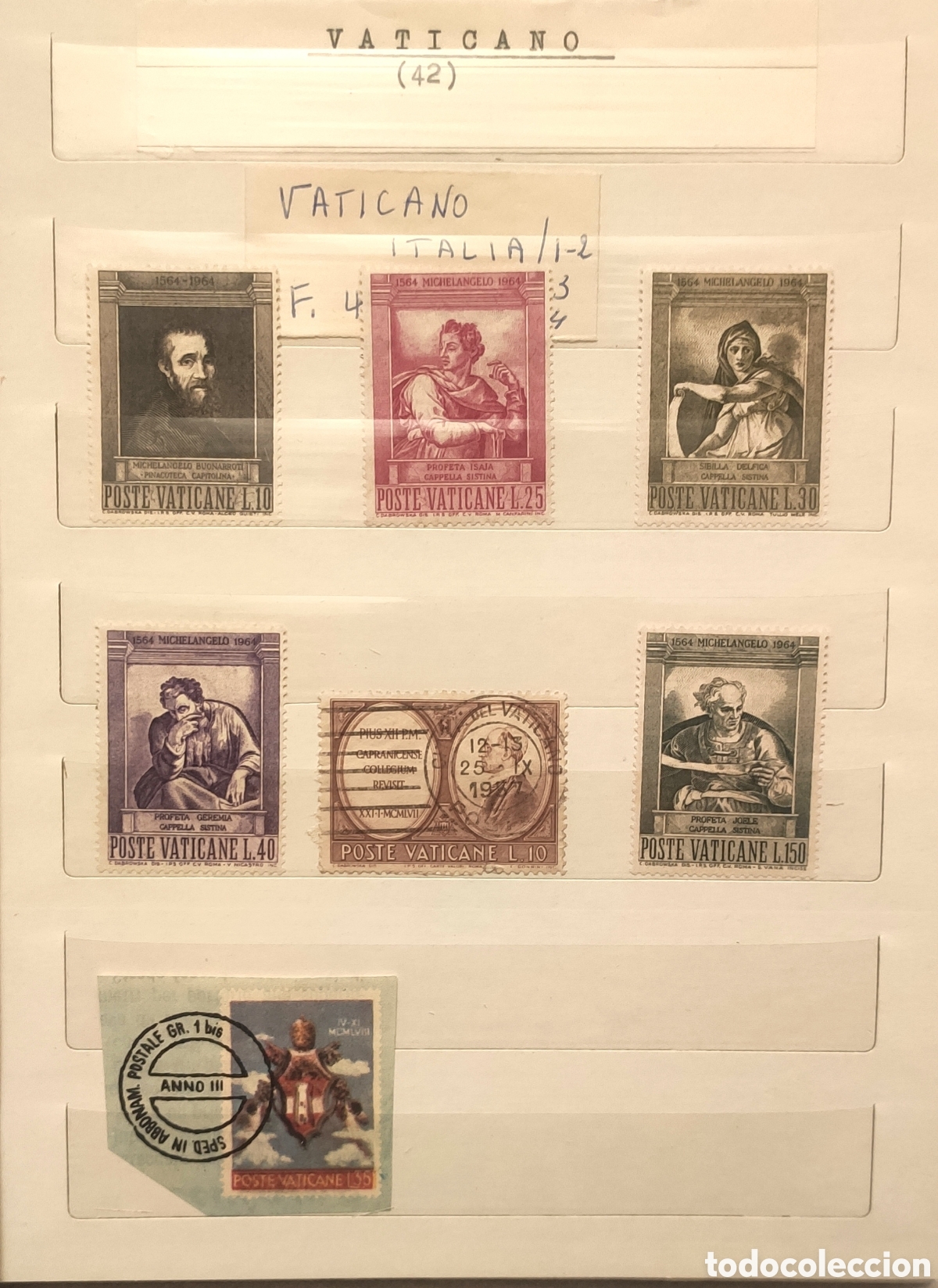 Sellos: Lote sellos Vaticano - Foto 1