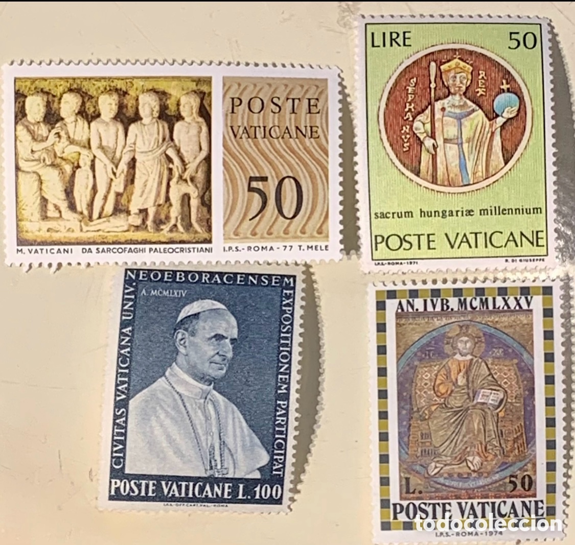 Sellos: Sellos. Poste Vaticane. A&ntilde;os 70. - Foto 1