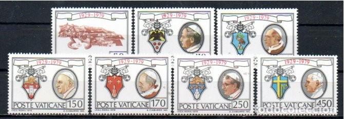 Sellos: VATICANO 1979, YVERT 678-84, MNH-SC - Foto 1