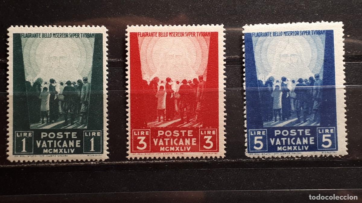 Sellos: VATICANO. A&Ntilde;O 1944. *. YVERT 102/4 - Foto 1