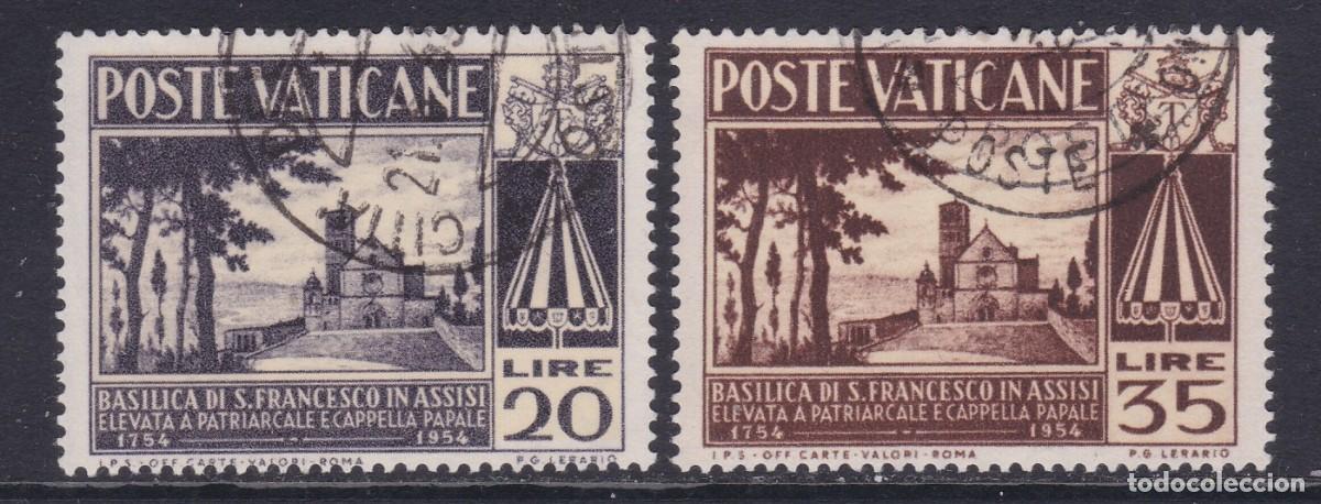 Sellos: Vaticano 1954 - Serie completa usada - Foto 1