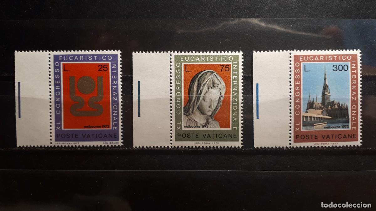 Sellos: VATICANO. A&ntilde;o 1972 ** . YVERT 552/4 - Foto 1