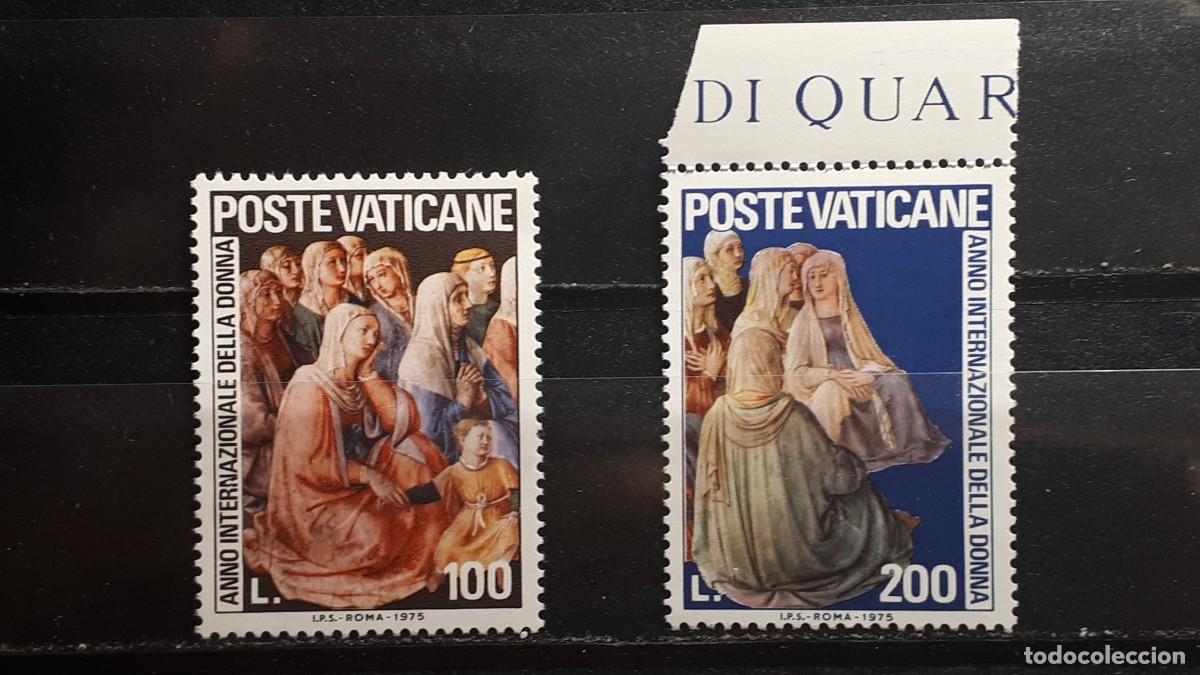 Sellos: VATICANO. A&ntilde;o 1976 ** . YVERT 609/10 - Foto 1