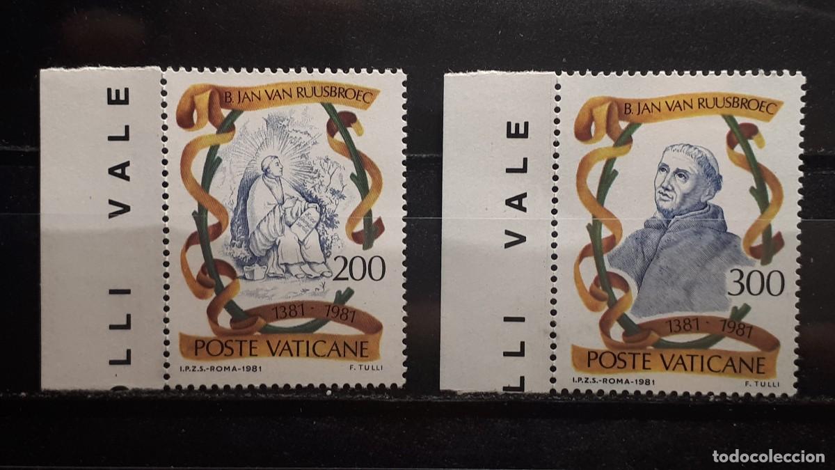 Sellos: VATICANO. A&Ntilde;O 1981. **. YVERT 713/4 - Foto 1