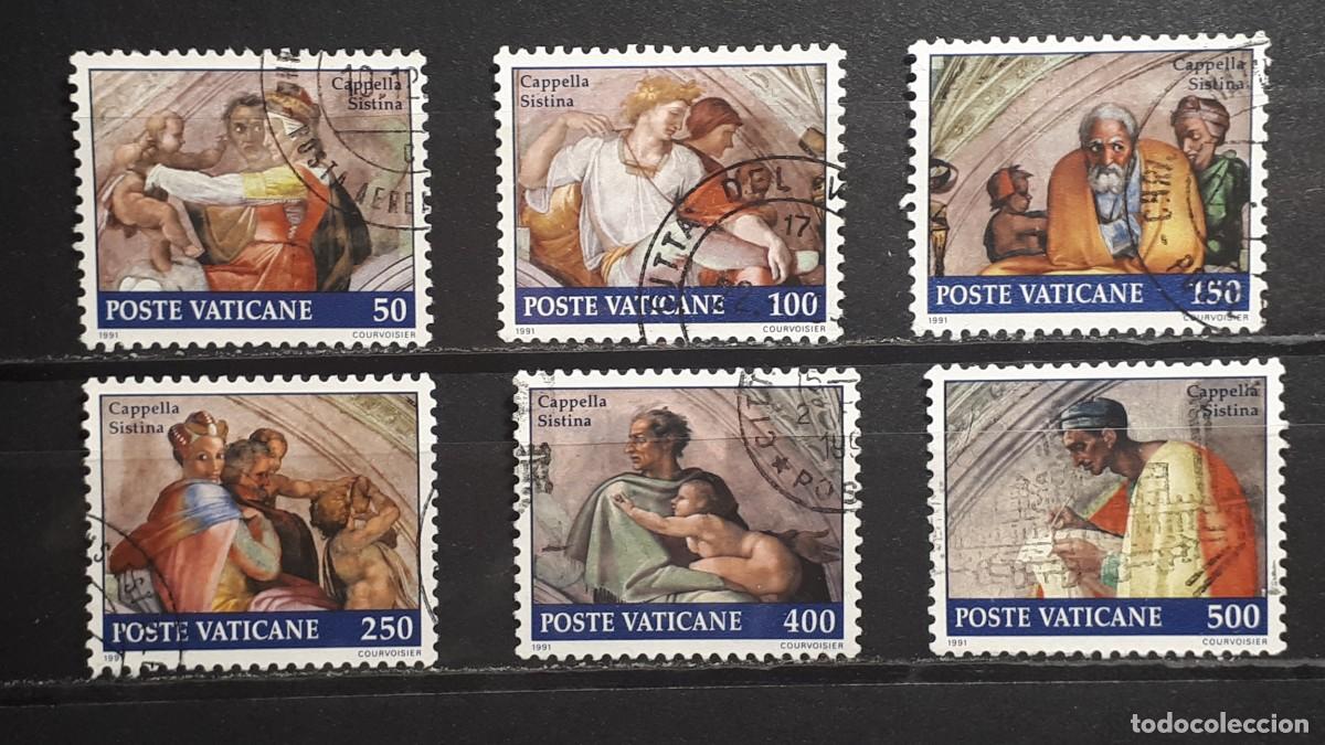 Sellos: Vaticano. A&Ntilde;O 1991. &deg;. Yvert 891/4, 896/7