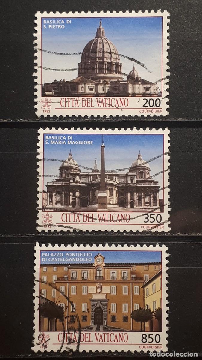 Sellos: Vaticano. A&Ntilde;O 1993. &deg;. Yvert 942, 944, 948.