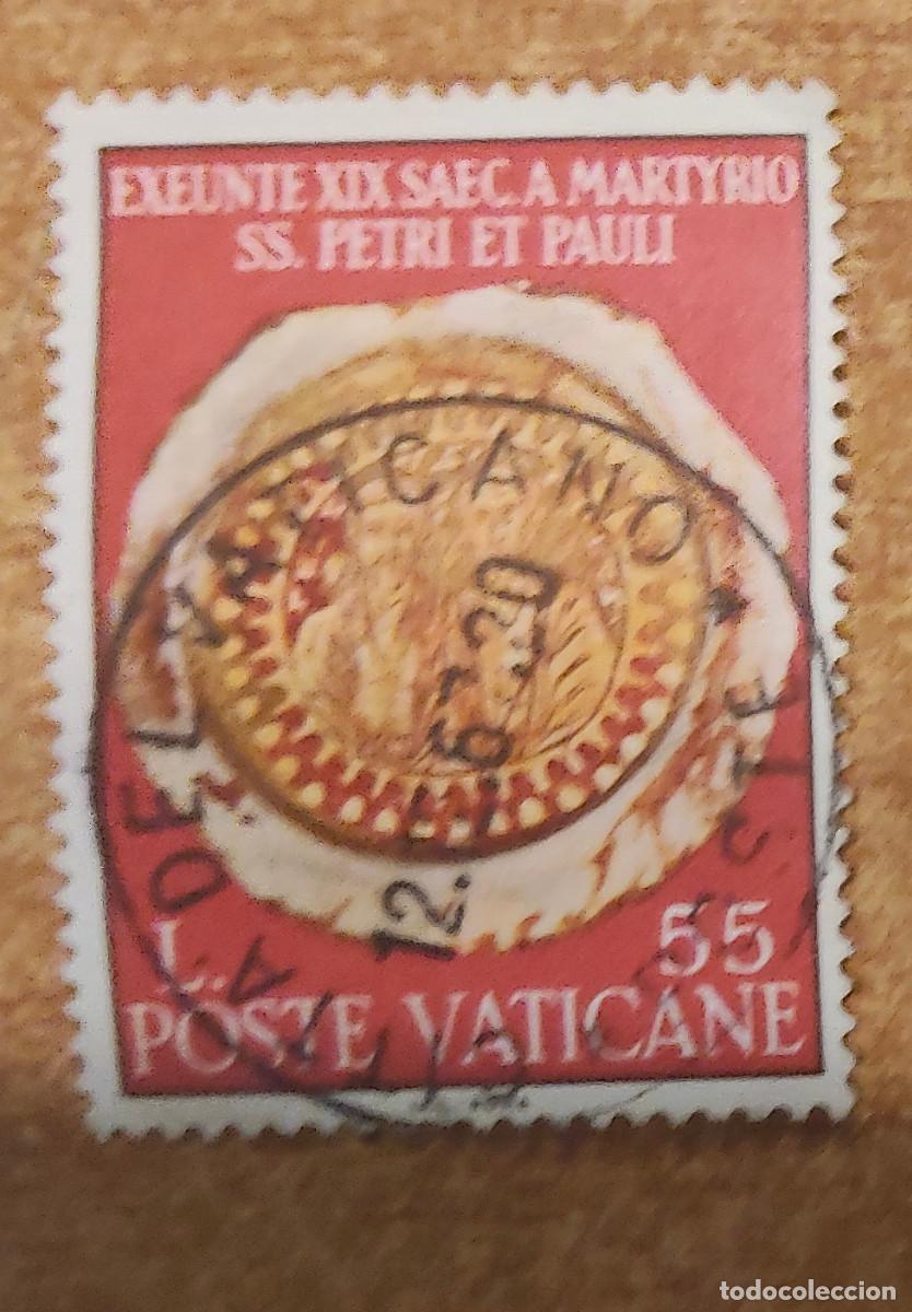 Sellos: sello Vaticano 1967 - YVERT 466/470 ** XIX Cent. muerte San Pedro y San Pablo