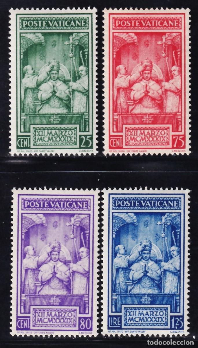 Sellos: Vaticano, 1939 Y&T. 86 / 89 /*/