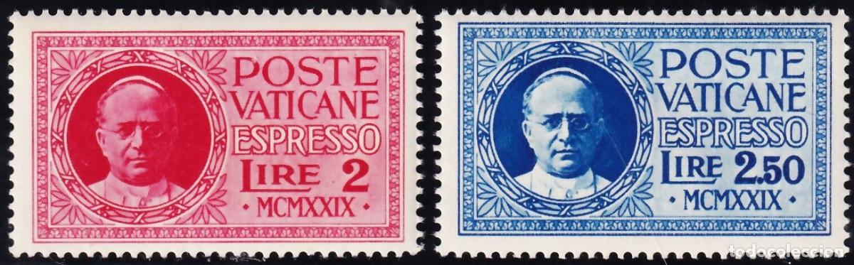 Sellos: Vaticano, Expreso, 1929 Y&T. 1 / 2 /**/