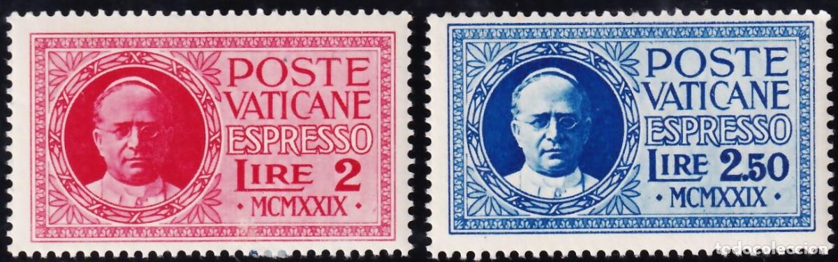 Sellos: Vaticano, Expreso, 1929 Y&T. 1 / 2 /*/