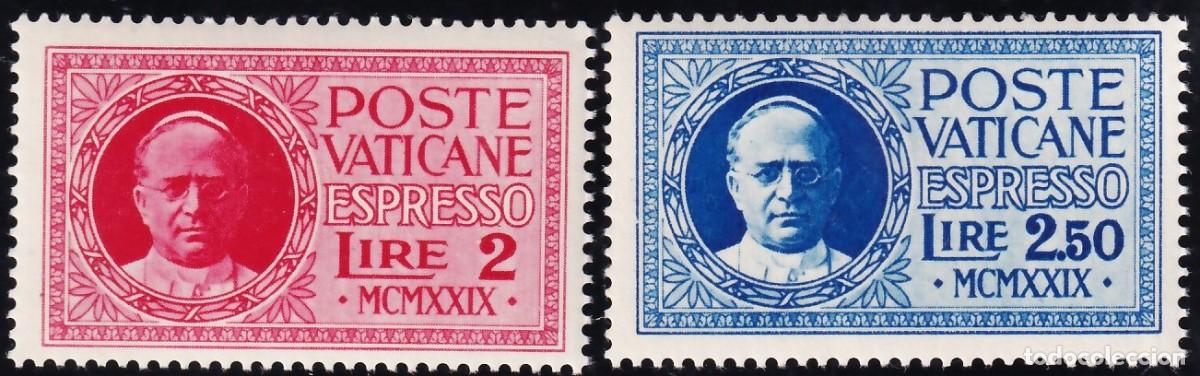 Sellos: Vaticano, Expreso, 1929 Y&T. 1 / 2 /*/
