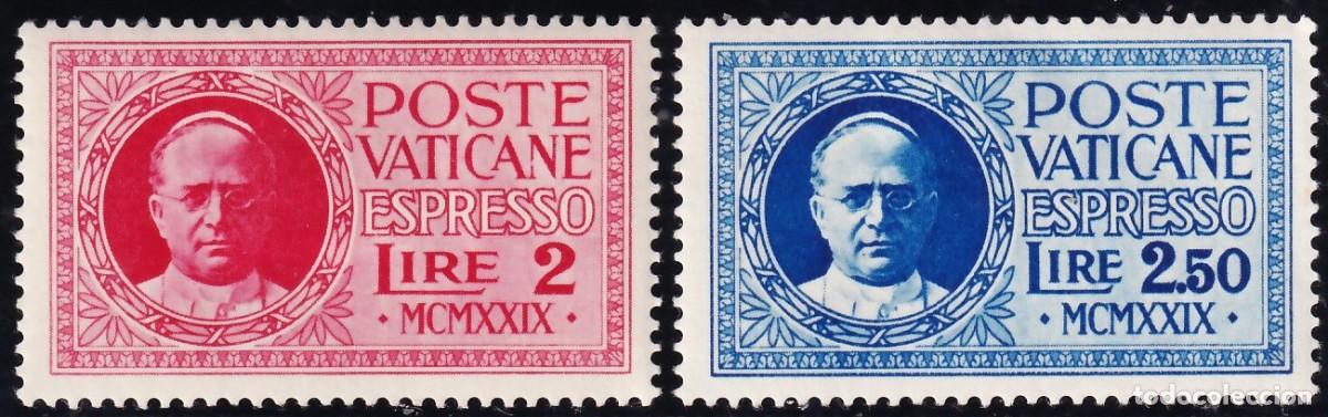 Sellos: Vaticano, Expreso, 1929 Y&T. 1 / 2 /*/