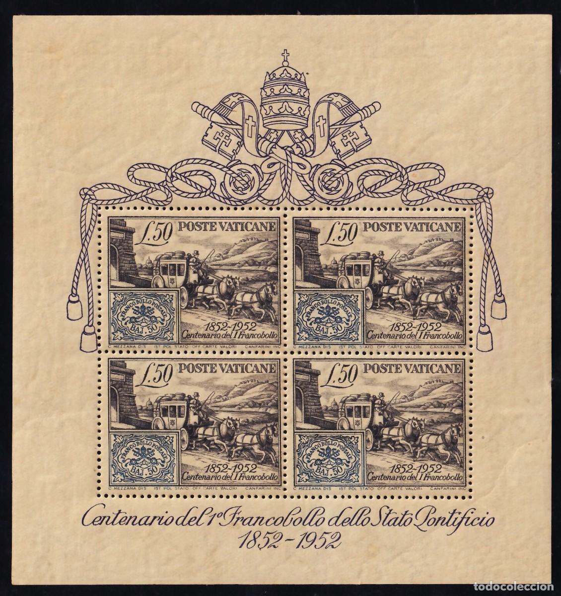 Sellos: Vaticano, 1952 Y&T. HB. 1 /**/ - Foto 1