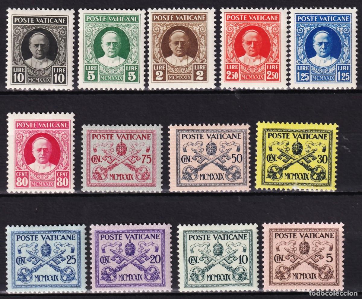 Sellos: Vaticano, 1929 Y&T. 26 / 38 /**/