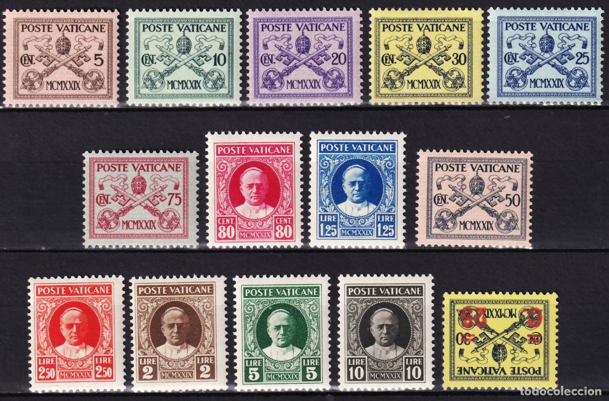 Sellos: Vaticano, 1929 Y&T. 26 / 38, 39 /**/