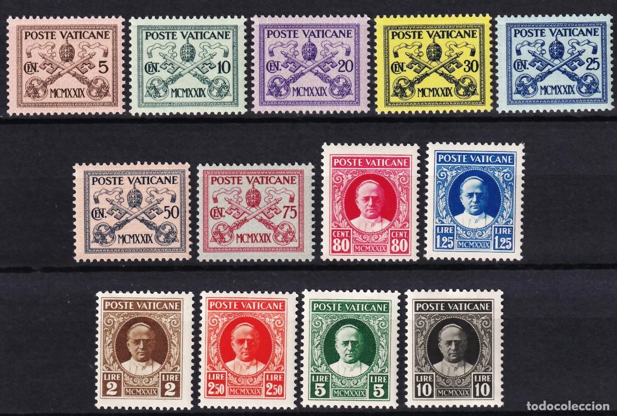 Sellos: Vaticano, 1929 Y&T. 26 / 38 /**/