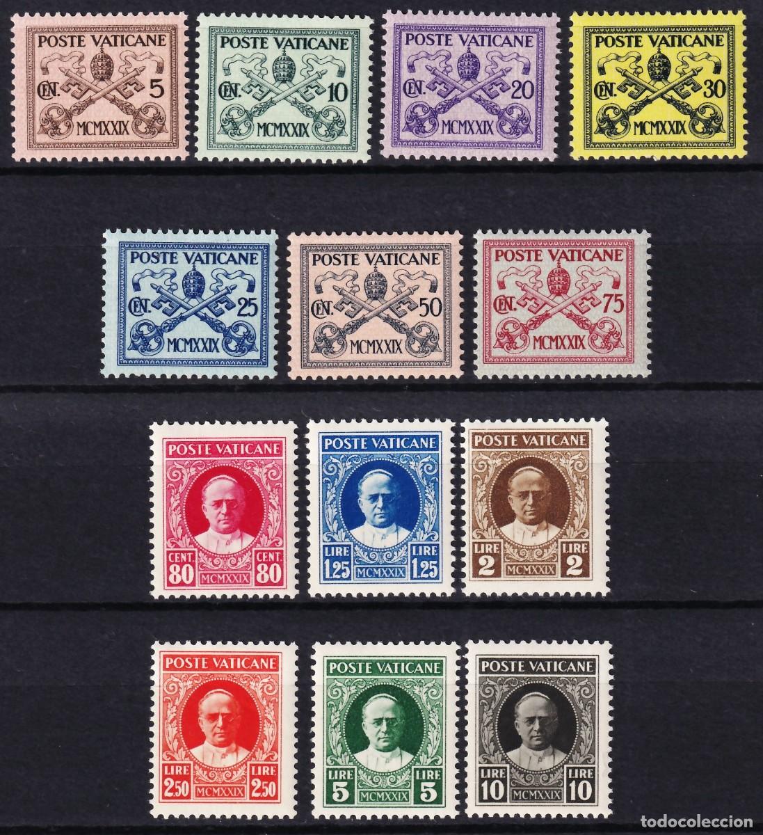 Sellos: Vaticano, 1929 Y&T. 26 / 38 /**/