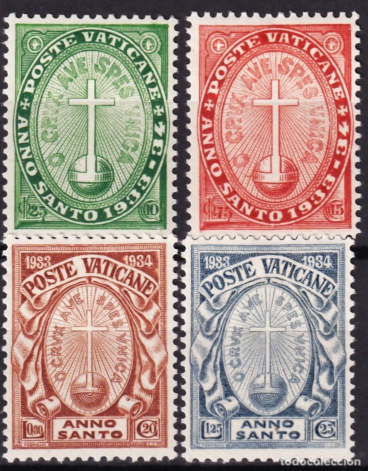 Sellos: Vaticano, 1933 Y&T. 40 / 43 /*/