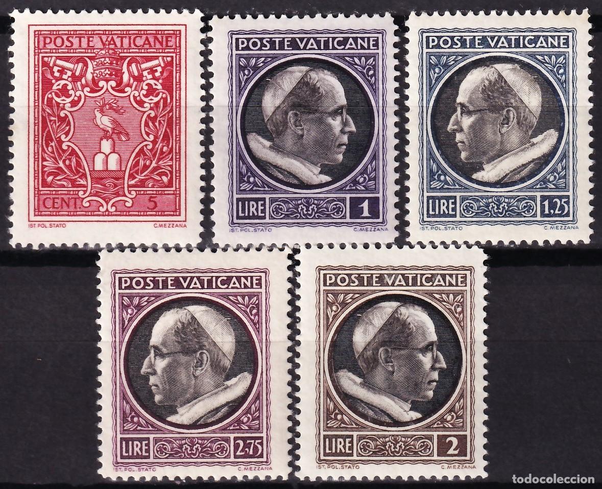 Sellos: Vaticano, 1940 Y&T. 90 / 94 /**/