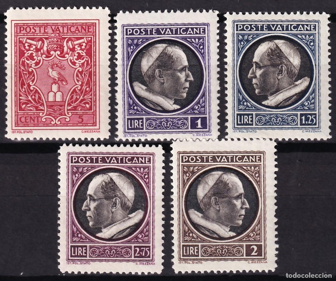 Sellos: Vaticano, 1940 Y&T. 90 / 94 /**/
