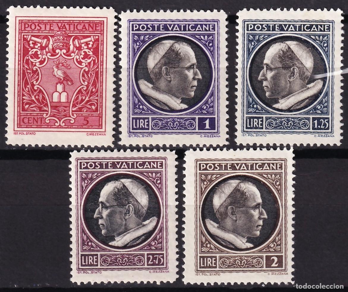 Sellos: Vaticano, 1940 Y&T. 90 / 94 /**/