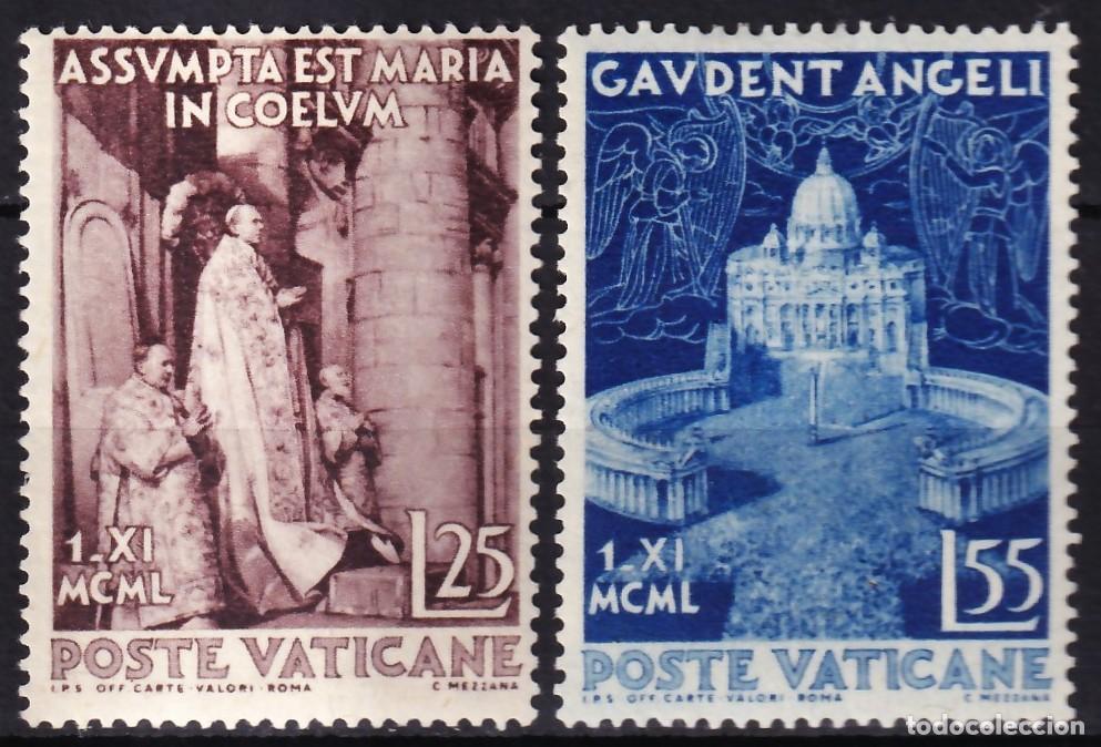 Sellos: Vaticano, 1951 Y&T. 161 / 162 /*/