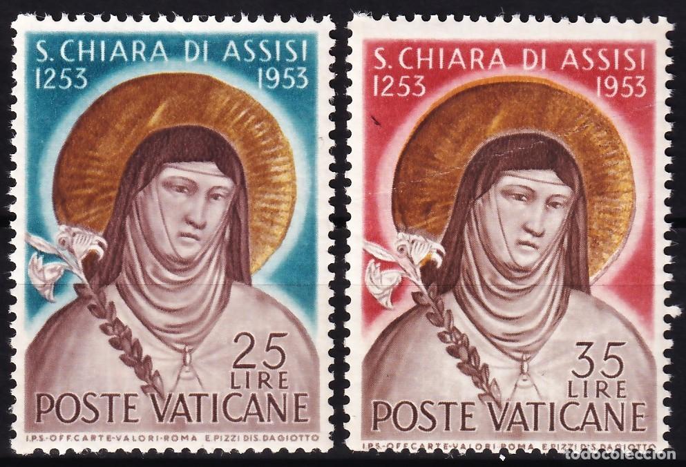 Sellos: Vaticano, 1953 Y&T. 187 / 188 /**/, [SIN FIJASELLOS.]