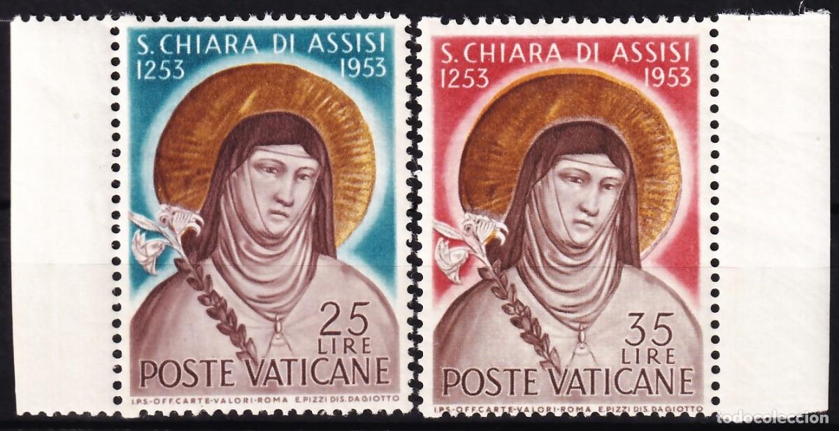 Sellos: Vaticano, 1953 Y&T. 187 / 188 /**/, [SIN FIJASELLOS.]