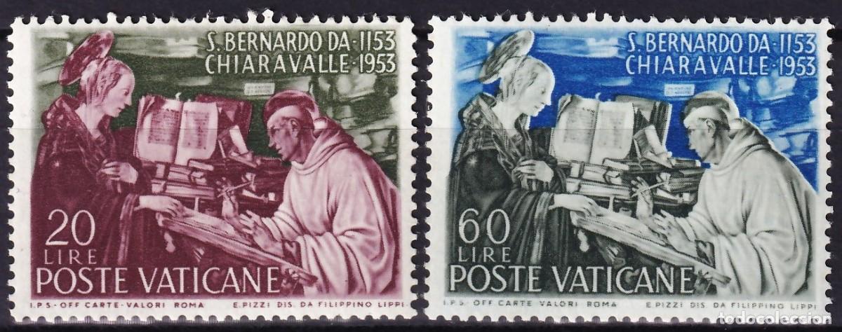 Sellos: Vaticano, 1953 Y&T. 189 / 190 /**/, [SIN FIJASELLOS.]