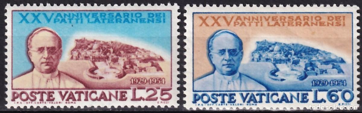 Sellos: Vaticano, 1954 Y&T. 192 / 193 /**/, [SIN FIJASELLOS.]
