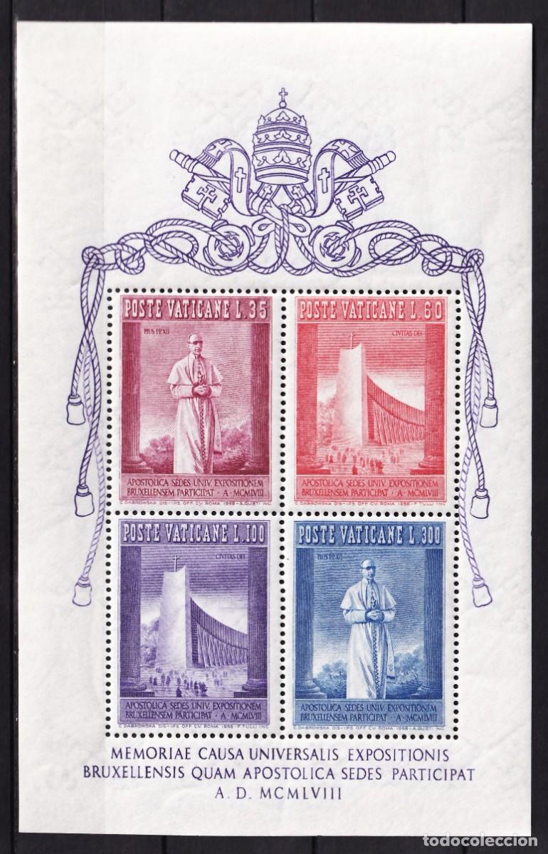 Sellos: Vaticano, 1958 Y&T. HB. 2 /**/, [SIN FIJASELLOS.]