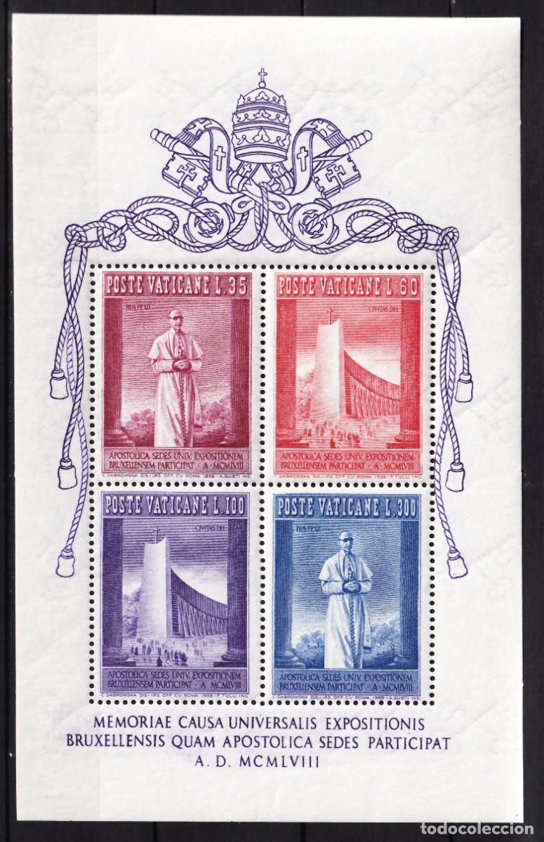 Sellos: Vaticano, 1958 Y&T. HB. 2 /**/, [SIN FIJASELLOS.]